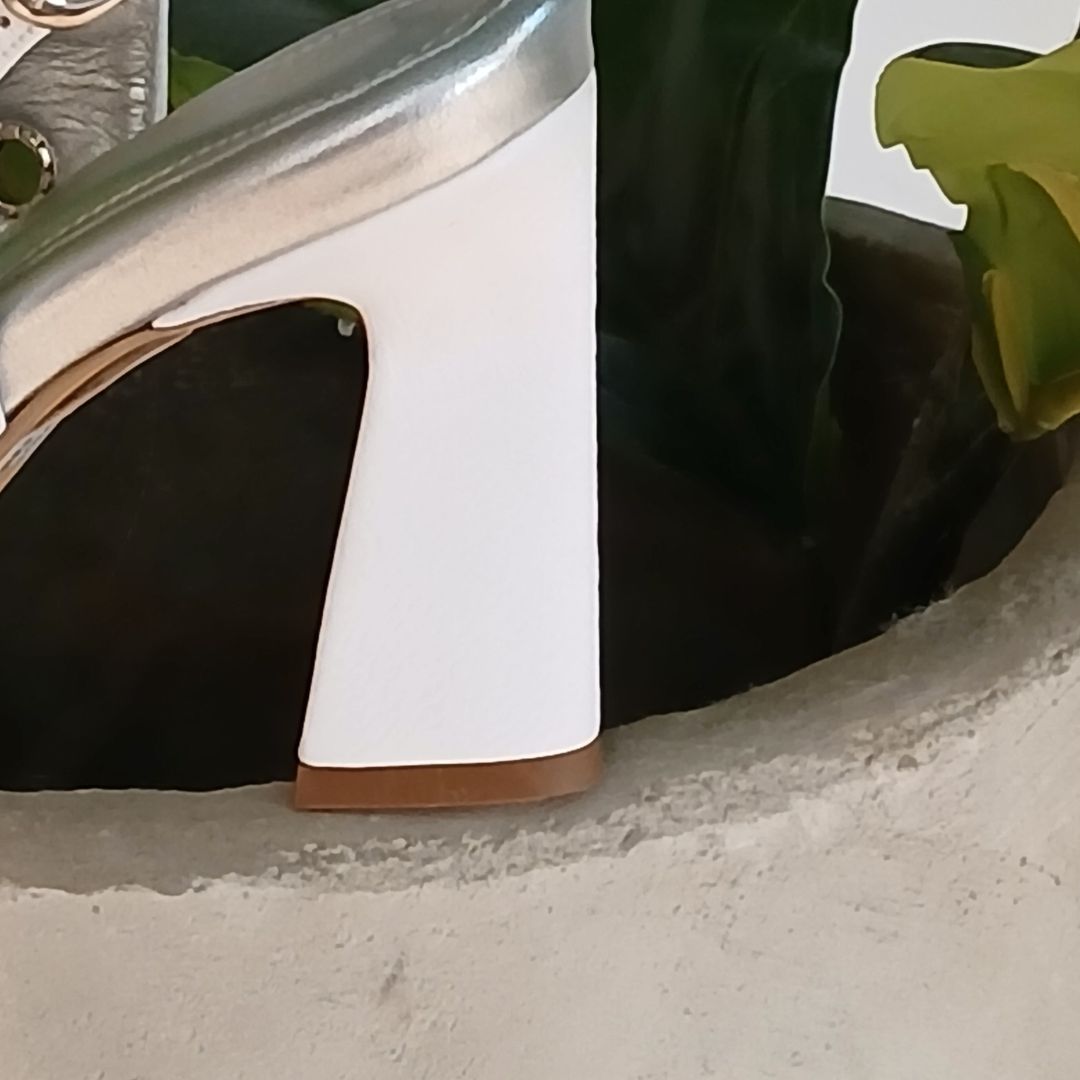 STILETTO SUECO EDNA TACON 5.5 - CUERO BLANCO